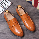 Wedding Shoes 3 Colors Red Bottom Leather Gentleman Brogue Dtress Shoes Toe Men Business Driving Shoes Loafers Casual 2019
