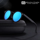 Whale&Eagle Oval Sunglasses