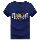 BINYUXD hot sale 2018 Summer brand fashion cotton o-neck men t shirts SNEAKERS shoes printed T-Shirt for man plus size s-5xl