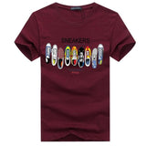 BINYUXD hot sale 2018 Summer brand fashion cotton o-neck men t shirts SNEAKERS shoes printed T-Shirt for man plus size s-5xl