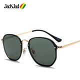 JackJad Fashion Round Sunglasses
