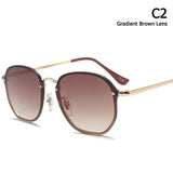 JackJad Fashion Round Sunglasses