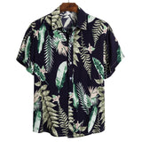 Summer Man Shirt Mens Ethnic Printed