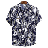 Summer Man Shirt Mens Ethnic Printed