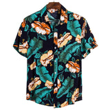 Summer Man Shirt Mens Ethnic Printed