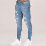 Oeak Mens Solid Color  Jeans