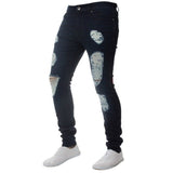 Oeak Mens Solid Color  Jeans