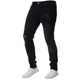 Oeak Mens Solid Color  Jeans