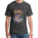 Print skater shoe new tshirts men s-5xl cool hip hop