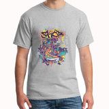 Print skater shoe new tshirts men s-5xl cool hip hop