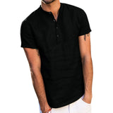 Men's Shirts Linen Summer
